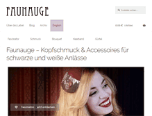 Tablet Screenshot of faunauge.de